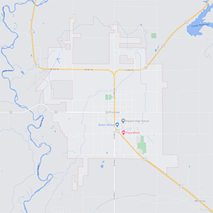 small map of preston